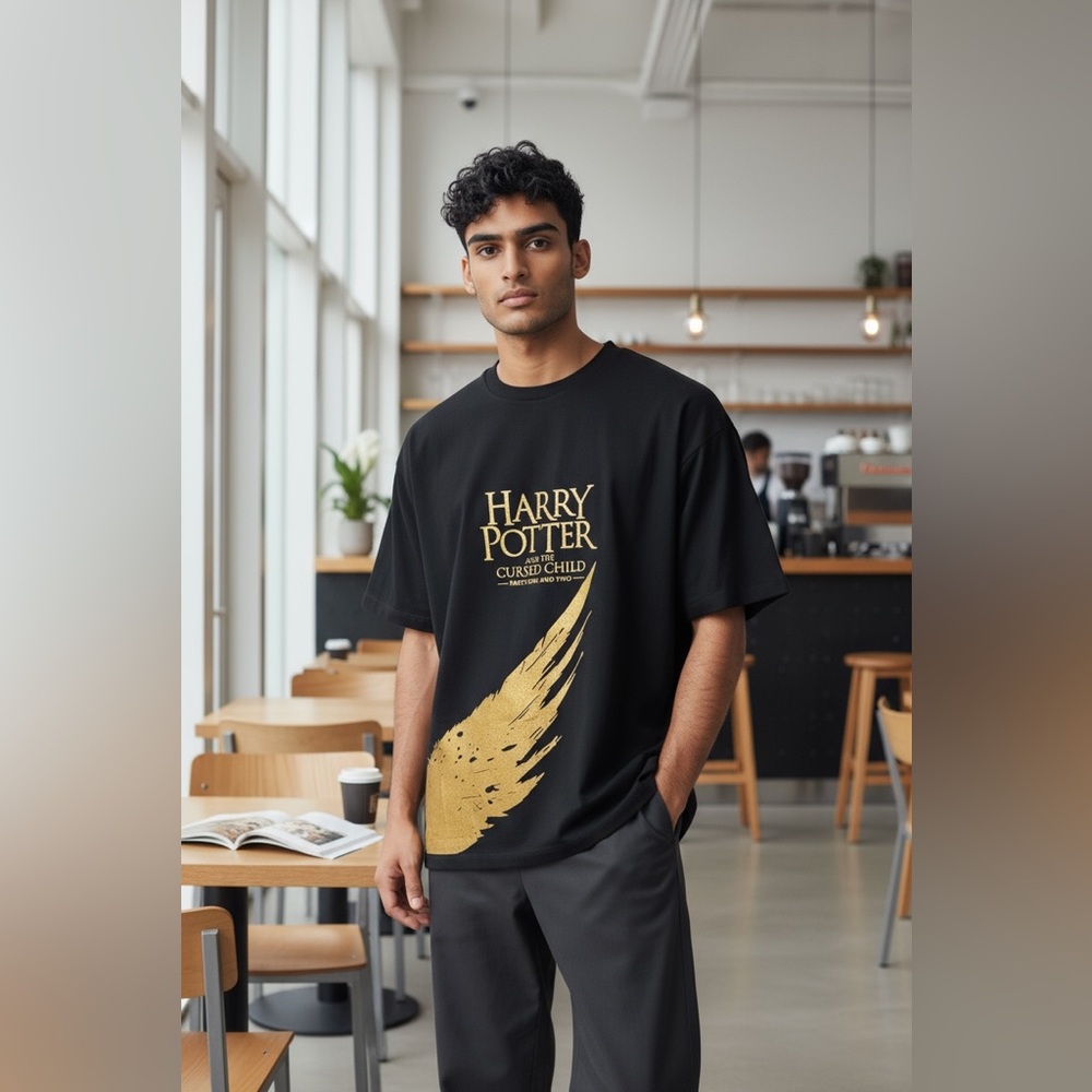 NWT Harry Potter And The Cursed Child 1 & 2 New York Tshirt Mens M